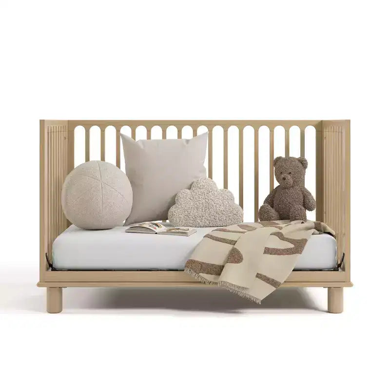 Lit de bébé évolutif 3-en-1 avec barrière de sécurité pour tout-petit