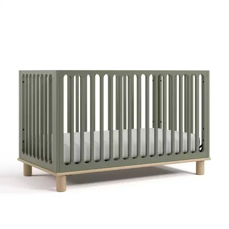 Lit de bébé évolutif 3-en-1 avec barrière de sécurité pour tout-petit