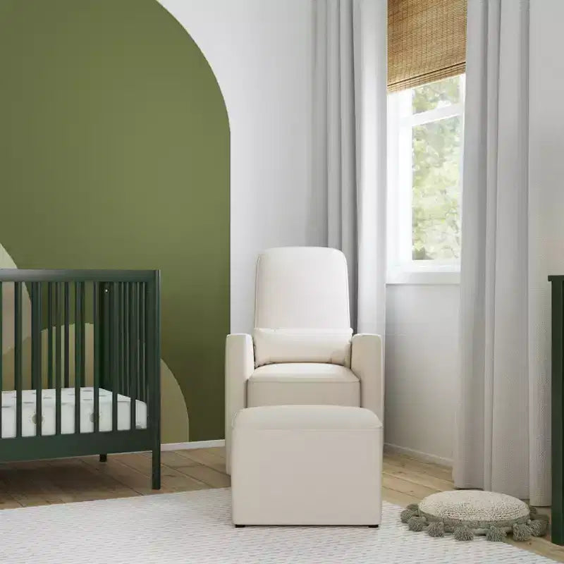 Planeur et pouf – Fini crème avec passepoil crème
