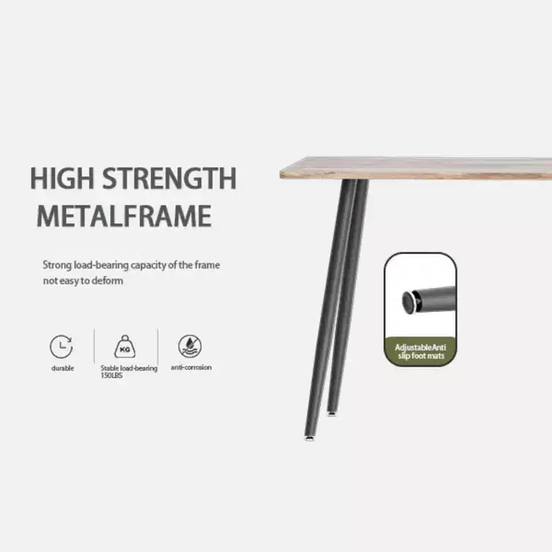 Table de salle à manger moderne en bois